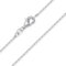 Gicko Erbskette Silber 925-1,2mm feine Ankerkette Halskette für Damen und Herren - Silberkette damen 925 (40) ohne anhänger in verschiedenen Längen 40,45,50,55,60 CM(40)
