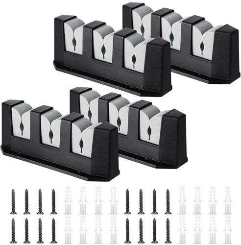 Sratte 4 Pcs Rod Holders Fishing Boat Pole Holder, Black Gray, 7.8 Inch