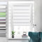 Doppelrollo Klemmfix ohne Bohren Rollos für Fenster ohne Bohren Weiß 85x230cm-Stoffbreite 81cm Klemmrollos Fenster Rollo innen ohne Bohren Lichtdurchlässig