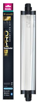 Arcadia LumenIZE Pro T5 UVB Kit, ShadeDweller 7% UV-B, 8 Watt Reptile Terrarium Vivarium Light Unit