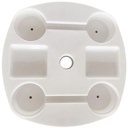 Tavolo per ombrellone da spiaggia, 4 portabevande e vassoio, per ombrellone da piscina, tavolino da spiaggia, ideale per viaggi in spiaggia