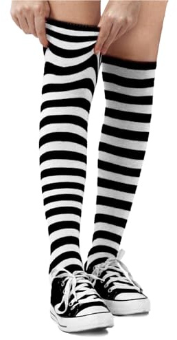 Dress Up America Calcetines De Algodón A Rayas Para Niños - Calcetines A Rayas Hasta La Rodilla Para Niñas Y Niños | Adolescentes - Elegantes Y Cómodos