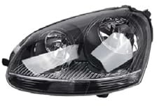 Faros Delanteros para VW para Golf 5 MK5 2005 2006 2007 2008 2009 Sin Luz 9 Agujas Faro Delantero Faro Principal(Only a Left)