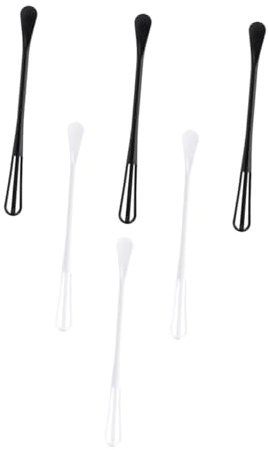 VINTORKY 6 Pezzi Frusta Manuale per Uova con Cucchiaio da Utensile Ergonomico per Latte e Facile da Usare e