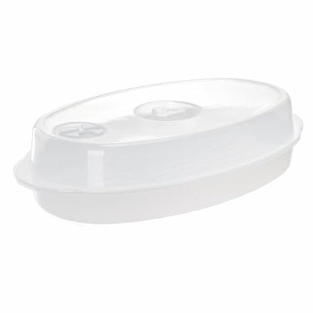 Pentola a vapore per alimenti a microonde con coperchio ventilato per utensili da cucina per cottura a vapore