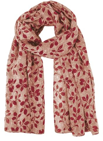 AWAVM Scarf for Women Ladies Lightweight Scarves Thin Long Print Scarf Gifts for Women (4)