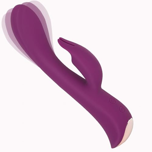 Vibratore clidoride punto g, dildo realistico e vibratori anali Vibratoreper Realistico Sex Toy impermeabile, giocattoli sessuali per donne e coppie,Purple