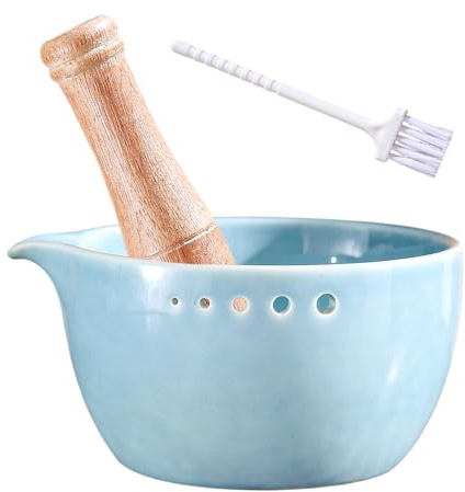 Bol à Râper l'Ail - Accessoire de Cuisine pour Broyer et Râper les Aliments | Plat Râpe à Ail | pour Chocolat Fromage Pomme de Terre Agrumes Sauces Maison Camping Appartement Passionnés de