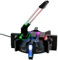 ENHANCE Pro Gaming Mouse Bungee Cable Holder 4 Port USB Hub with 7 LED Color Modes, Cable Management Support, Improved Accuracy and Weighted Design for Competitive eSports Games, Gaming Accessories