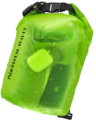Nordlight Waterproof Backpack Dry Bag 35l - Roll Top Backpack With Padded Carrying Strap, Bike Backpack, Messenger Backpack, Trekking, Fishing