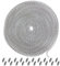 BetterJonny 6m Kugelkette, 2,4 mm Edelstahl Kugel Kette Halskette Perlen Pull Chain Extension mit 20pcs passende Stecker Splitter