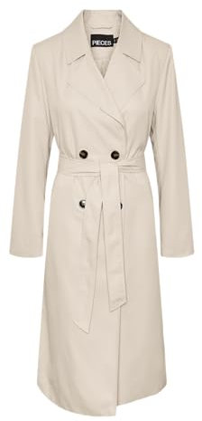 PIECES PCSCARLETT LS Trenchcoat NOOS