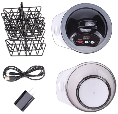 minkissy 1 Juego licuadora de Aceite al Horno batidora de peluqueria Recipiente para Mezclar tintes de Cabello Mezclador eléctrico batidoras teñido del Cabello tazón para Mezclar Colores