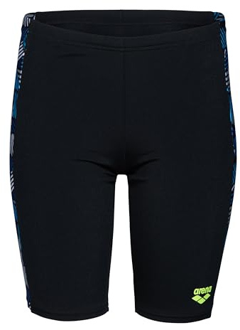Arena Boys’ Performance Candies Youth Athletic Racing Pool Training Swim Jammers Costume a Pantaloncino, Nero/Multicolore, 26W Bambini e Ragazzi