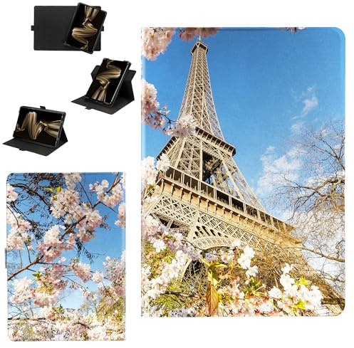 Custodia Compatibile per Amazon Fire HD 8 2024 8.0-pollici Tablet Cover Custodia Case [Funzione di rotazione a 360 gradi][Protezione rinforzata dei bordi contro le cadute] BLTT