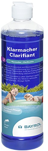 Bayrol Klarmacher 0.5 Liter flüssiges Konzentrat Schwimmbadpflege 1195305