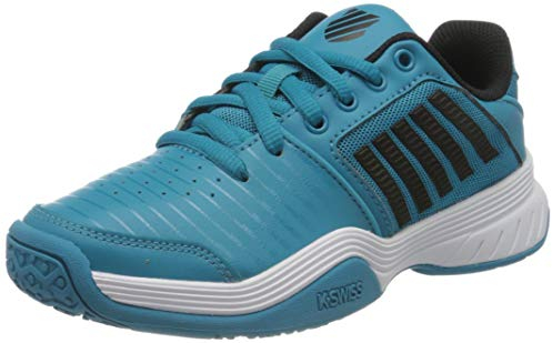 Dunlop Herren KS TFW Court Express Omni BLK M Sneaker, Algiers Blue/Black/White, 37.5 EU