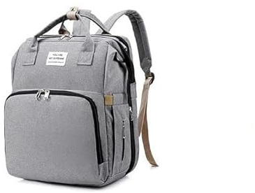 Veraing Sac à Langer Portable, Sac à Dos De Voyage Pliable Multifonction pour Lit Bébé, Sac à Langer De Maternité, pour Bouteilles, Sac De Voyage pour Lit De Bébé, Pink - Toddler Diaper Bag