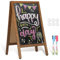 DOLLAR BOSS kreidetafel aufsteller kundenstopper Gehweg Schilder, 48x100cm Stand-up-Schilder Kreidetafeln, Doppelseitig Magnetische Kreidetafel,Stehtafel für den Straßenrand im Freien