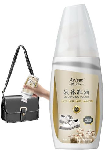 Betún para zapatos de cuero, betún para zapatos,Aceite para el cuidado del calzado - Reparación multifuncional de cuero para lustrar zapatos, limpiabotas con aplicador de esponja para zapatos, botas,