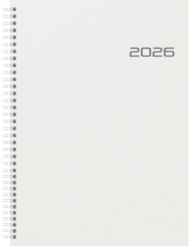 BRUNNEN Buchkalender Mod. 781 '26 | A4, Kunststoff, transparent