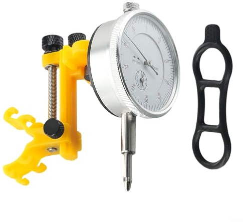 BildeeMait 1 supporto per ruota per regolazione cerchi bici con indicatore percentuale per ruote anteriori e posteriori (BT110A)