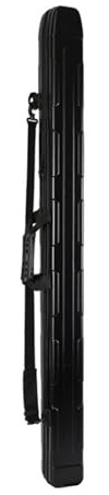 Fxzqgnh Porta Canne Rigido Impermeabile Borsa Porta Canne da Pesca Grande Capacità, Nero, Nero Freddo, 136CM 10CM 10CM