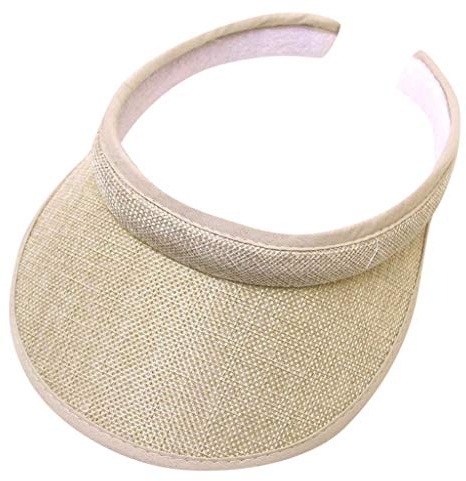 Unisex Visor, Tennis Cap Golf Cap, Outdoor Sport Sun Hat for Cycling Fishing Running Jogging and Other Sports, UV-Protection Sun Cap for Women and Gir-Off white