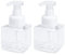 Chstarina 2 Stück Schäumende Seifenspender 250 ml schäumende Leere Pumpflasche Handseifen-Flüssigkeitsbehälter für Küchen- oder Badezimmerhandseife Facial Cleanser Body Wash