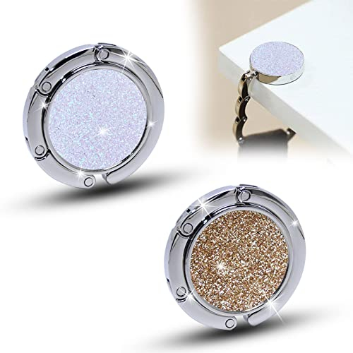 Tisch Handtaschenhalter Haken, Faltbare Handtasche Haken, Handtasche Tasche Aufhänger, Faltbare Antirutsch Taschenhaken Halterung, Zusammenklappbar Handtaschen Haken, Tischhaken für den Geldbeutel