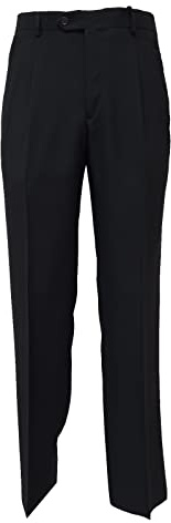 Mac Lain Pantalone Classico Due Pence Fresco Lana Made In Italy Primavera Estate M2249 taglie dalla 46 alla 62 vari colori taglia 52 colore nero