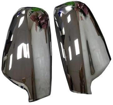 Caches Rétroviseur Couvercle Chromé De Rétroviseur Latéral De Porte 2 Pièces Accessoires De Style De Voiture pour Peugeot 307 CC SW 407 2004 – 2012 Capot Rétroviseur