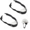 CHENNAN 2 Stück Universeller Schutzhelm Kinnriemen, Helm Kinnriemen Schutzhelm Kinngurt, Hockey-Helm-Kinnriemen, Schutzhelm-Kinnriemen Mit Schwarzem, Zubehör für Unteren Kiefer Helms (Schwarz)