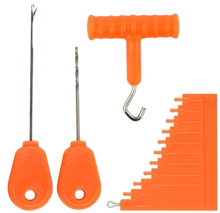 Xanorrg Ensemble D'appâts De Pêche À La Carpe Foreurs À Aiguilles avec Boîte 'Outils pour Leurres Poisson Accessoires 'Outils Pêche