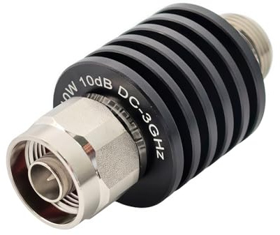 BECEN 10dB 10 Watt N typ fast dämpare – 10 W RF-dämpare N-kontakt 3 GHz