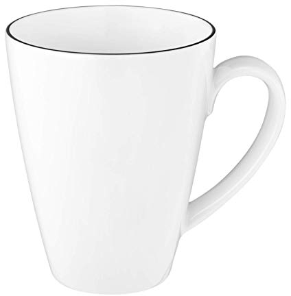 Seltmann Weiden 001.737153 Becher mit Henkel/Henkelbecher/Kaffeebecher/Teebecher - Tambel - 0,35 1 - Porzellan