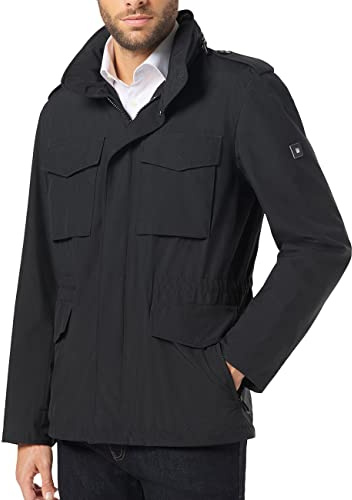 Pierre Cardin Herren Fieldjacket Jacke Goretex Infinium, Schwarz, 33