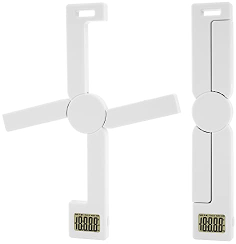 Befirys Compact Folding Digital Kitchen Scale, Highly Accurate Portable Food Scale with LCD Display, Auto Power Off and Tare Features, for Measuring Intake of Healthy Eating People (White)