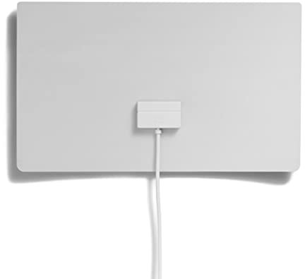 One For All – 3G/4G/5G-blockfilter – Ultraflache DVB-T2 Zimmerantenne– Digital-TV Full HD – An Wand/Dach montierbar – 0 bis 25 km Reichweite – Weiß – SV9440-5G