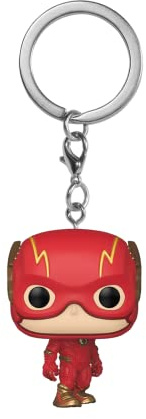 Funko Pop! Keychain: DC - The Flash - DC Comics- Mini Figura in Vinile da Collezione Novità Portachiavi - Riempitivi per Calze - Idea Regalo - Merchandising Ufficiale - Comic Books Fans