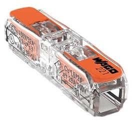 Wago 221-2411 Durchgangsverbinder mit Hebel für alle Leiterarten max. 4mm² (60 St.)