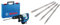 Bosch Professional Schlaghammer GSH 5 (SDS max., Schlagenergie 7,5 J, 1.100 Watt, inkl. Spitzmeißel & Werkzeugkoffer) + 4tlg. Meißel Set SDS max (Zubehör Abbruchhammer)