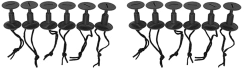 Pyugxab 12 stycken surfboard leash plugs med snörsträngar vattensurftillbehör surf leash plugg bodyboard tillbehör