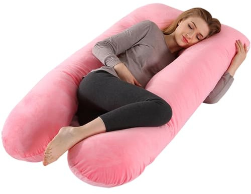 Almohada corporal completa - almohada corporal | almohadas abrazos | cojín para durmientes laterales | Almohadas de maternidad en forma de s latente lateral para adultos | Lactancia flexible de g