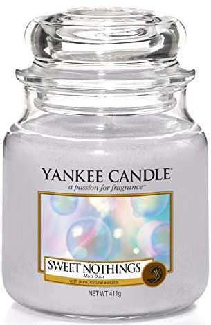 Yankee Candle Candela profumata in giara media | Paroline dolci | Durata Fino a 75 Ore