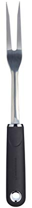 MasterClass Carving Fork with Soft Grip Handle, Stainless Steel, 32 cm