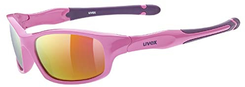 uvex sportstyle 507, gafas de sol infantiles, de espejo, incl. cinta, pink purple/pink, one size
