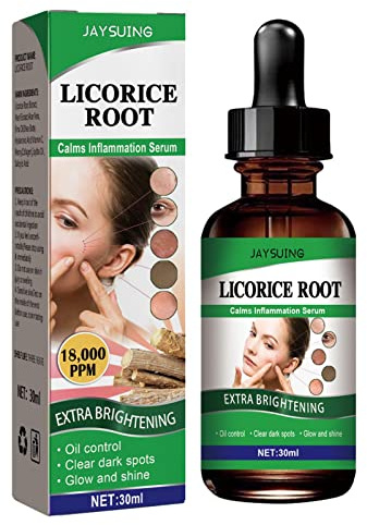 Ziurmut Aceite Facial Reafirmante - Esencia raíz Regaliz para el Cuidado la Piel del Rostro - Aceite Facial hidratante 30ml, Esencia para la Piel Brillante, Aceite Facial