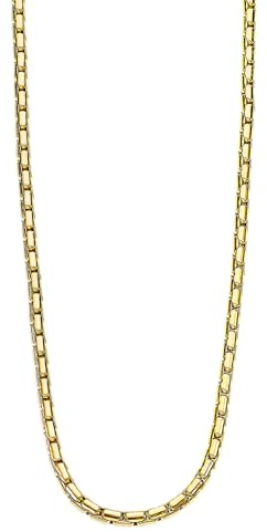 LOTUS STYLE Cadena Acero Inoxidable Hombre de 316l - Diseño Sofisticado y Resistente al Agua 550.00 mm LS2367-1/2 Collar Hombre Dorado - Regalo de Cumpleaños, Aniversario, Día del Padre
