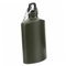 PAMINGONO Borraccia Piatta 500ml Resistente All'Usura Bottiglia D'Acqua Portatile Per Campeggio e Viaggi Random Con Gancio
